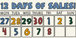 The 12 Days of Sales! 