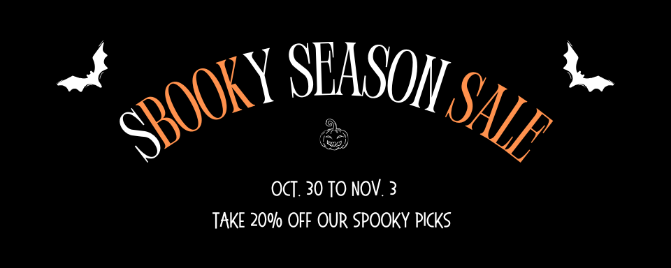 We're having a spooky season sale!