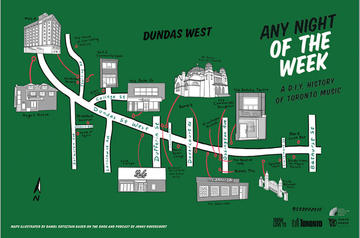 Any Night of the Week poster by Daniel Rotsztain: Dundas West