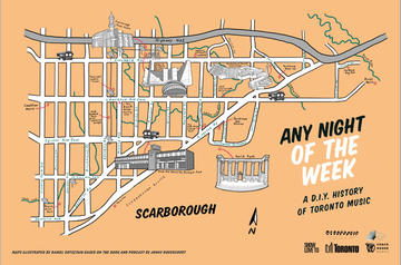 Any Night of the Week poster by Daniel Rotsztain: Scarborough