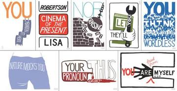 Cinema of the Present poster set by Hadley+Maxwell